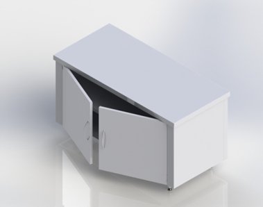 NEUTRAL CUPBOARD WITH DOUBLE SWING DOORS NCBDS150 - CUPBOARDS Kenya